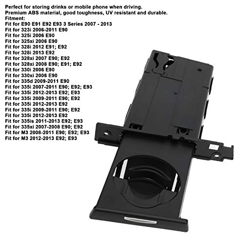 Porte-gobelet E90 rétractable pour savourer votre café en BMW E91 E93