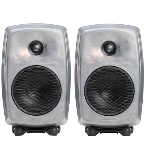 Genelec ジェネレック G Three ホームオーディオ用 アクティブスピーカー (2本) (RAWフィニッシュ, ペア)