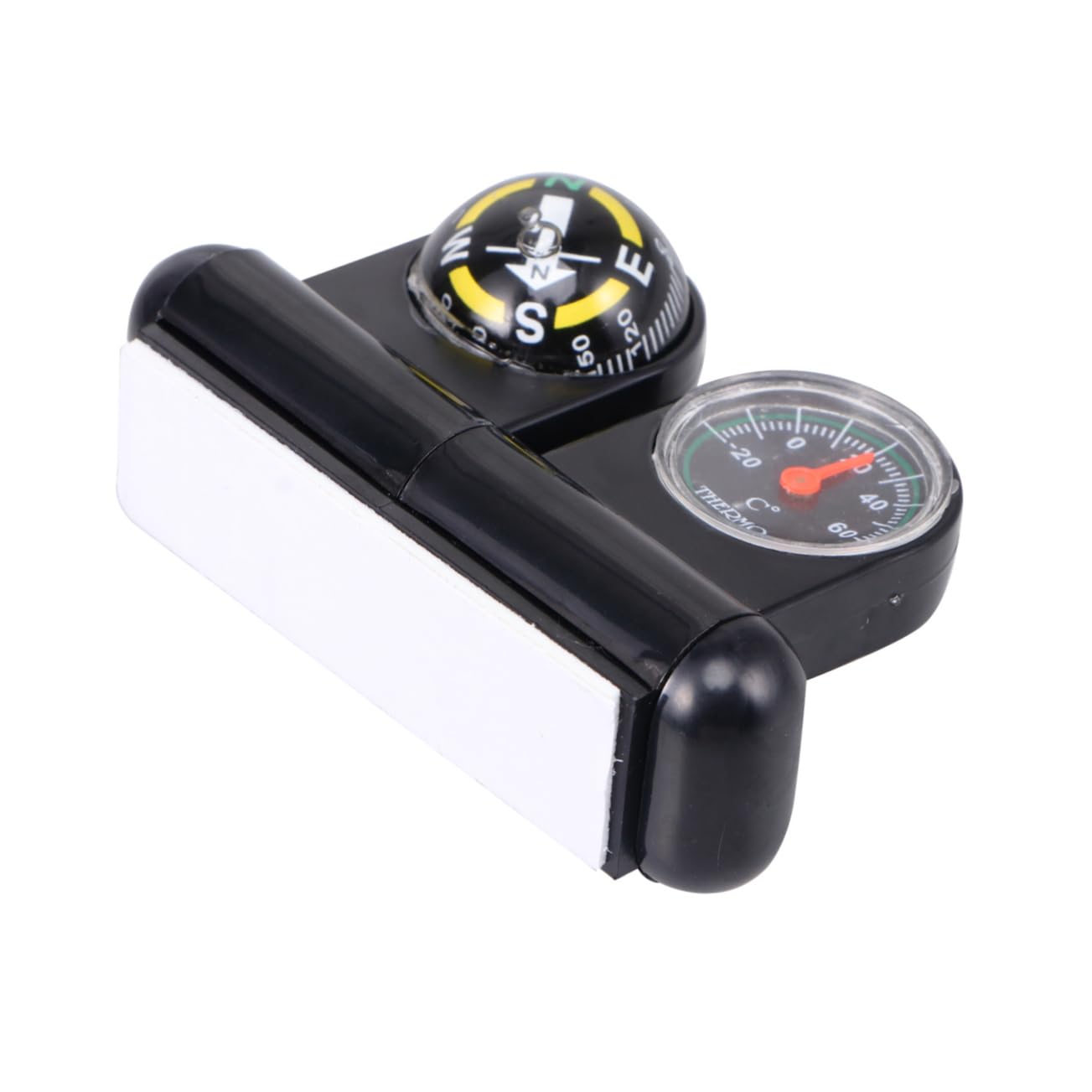 SUPVOX 2pcs Automotive Navigation Compass Dash Mount Compass Thermometer Compass Auto Mount Compass Vehicle Navigation Compass Auto Compass Ball Dashboard Compass Bracket Car