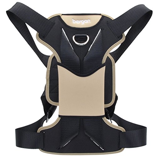 Bergan Auto Dog Harness Large-tan/black 50-80lbs