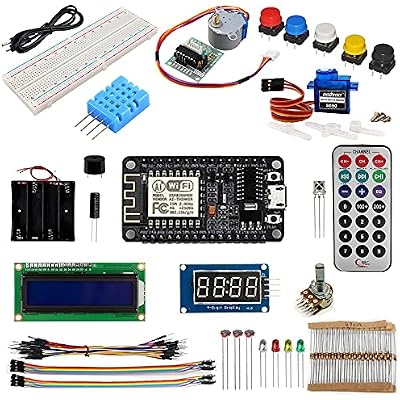 OSOYOO ESP8266 NodeMCU IOT Starter kit with ESP-12E Development Board Open Source Serial Module