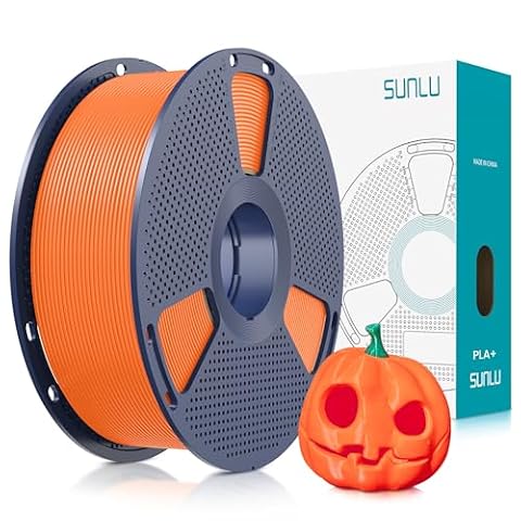 SUNLU PLA+ 3D Printer Filament, PLA Plus Filament 1.75mm, 1KG Sunny Orange