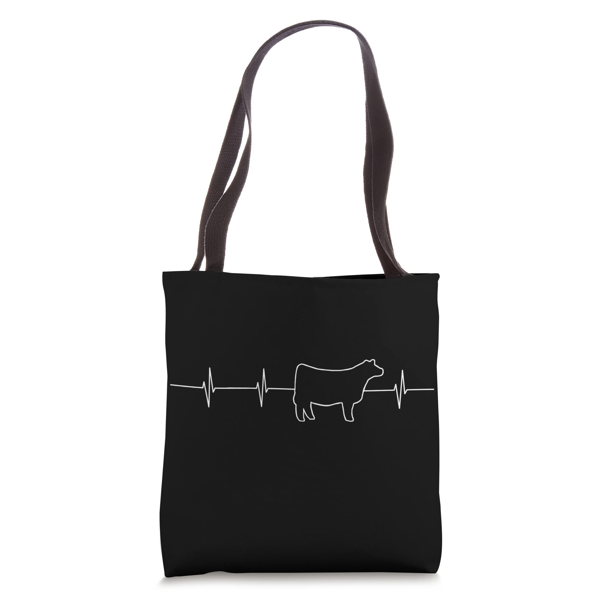 Steer Heartbeat Tote Bag
