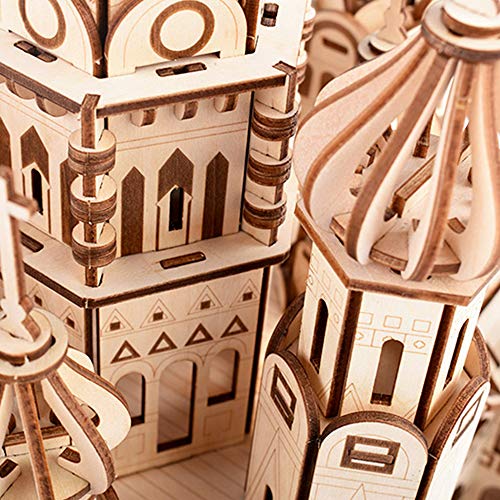 Artisanat d'assemblage bricolage de la Cathédrale Saint-Basile en bois