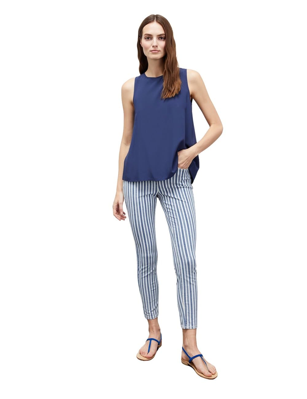 Motivi Striped Skinny Jeans Donna