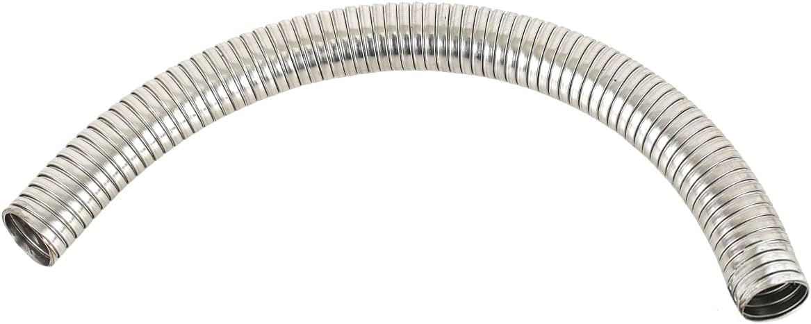 1.25" [1 1/4"] ID x 16" Length Universal stainless steel Exhaust Flex Pipe with 2x Metal Steel U Bolt Clamps