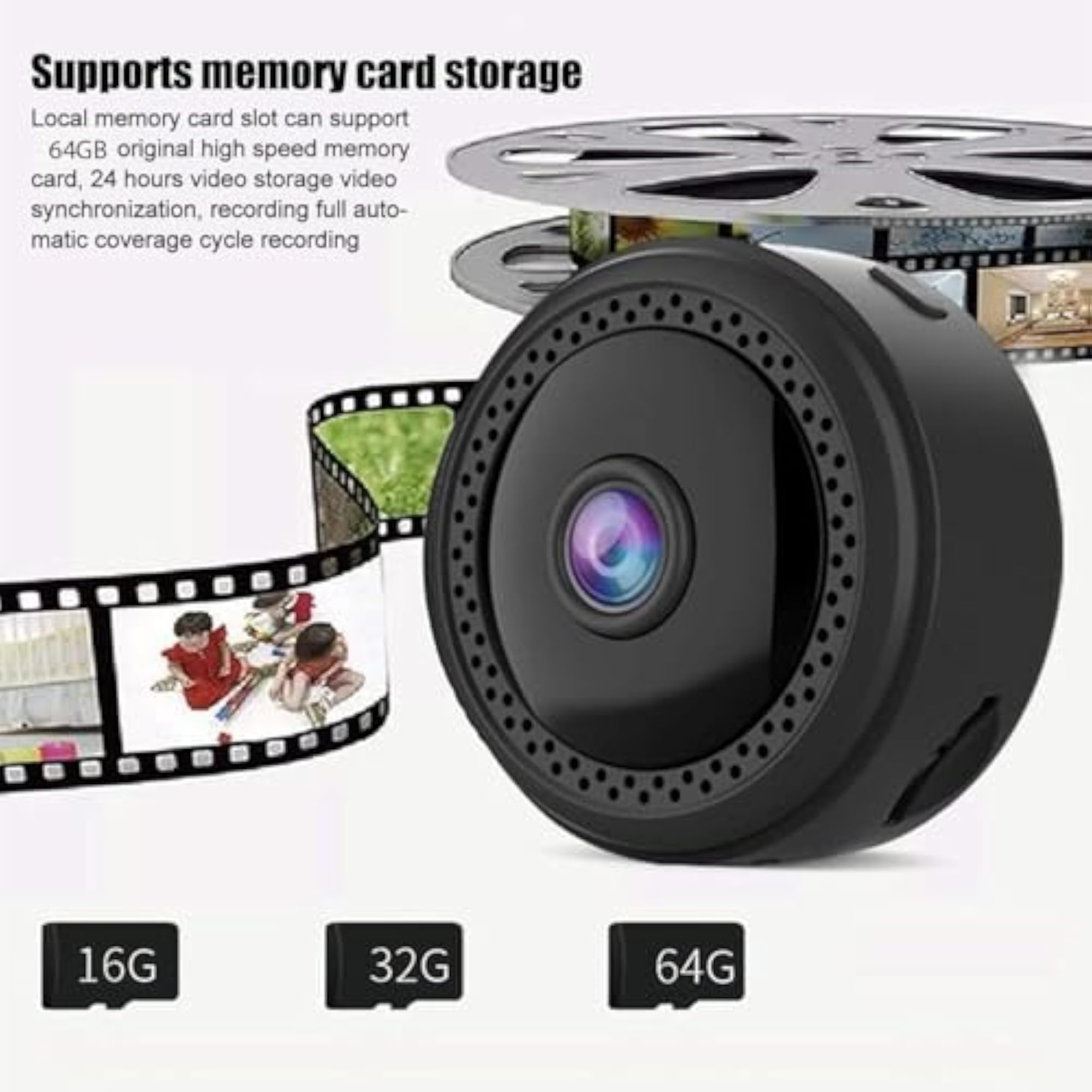 2MP Full HD Magnetic Mini Camera 1080P Wireless Security Video Capture
