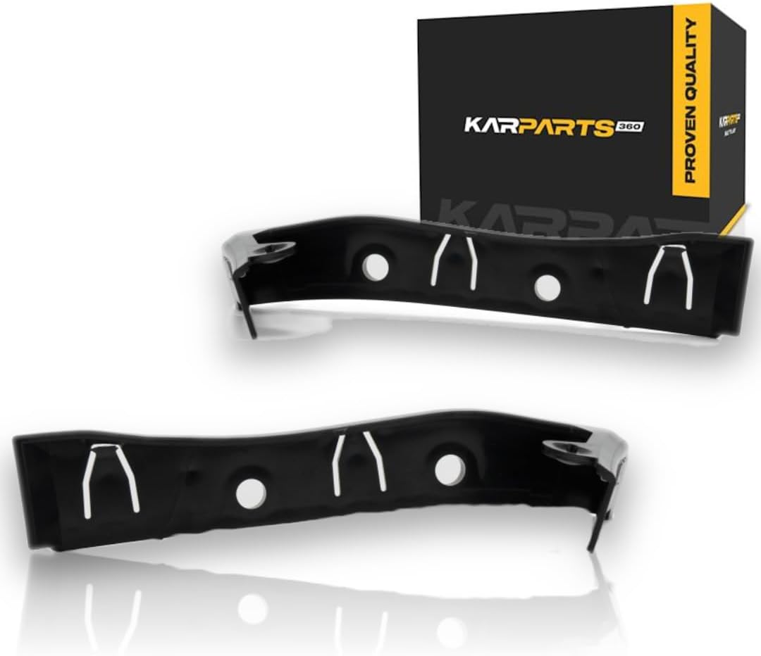For Chevy Tahoe/Suburban 1500 Front Bumper Bracket 2007-2014 Driver and Passenger Side Pair/Set | Plastic | GM1032111 + GM1033111 | 15923612 + 15923613