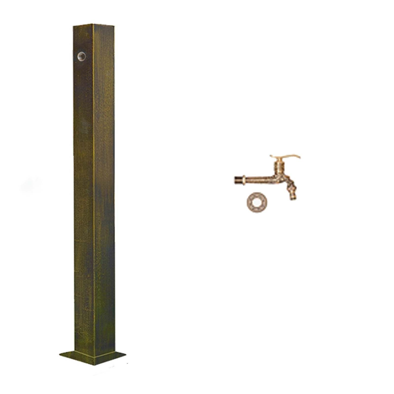 ZYCHSJXA Stainless Steel 304 Garden Water Column with Faucet - Outdoor Tap for Play Independent Design and Rust-Resistant Accessory