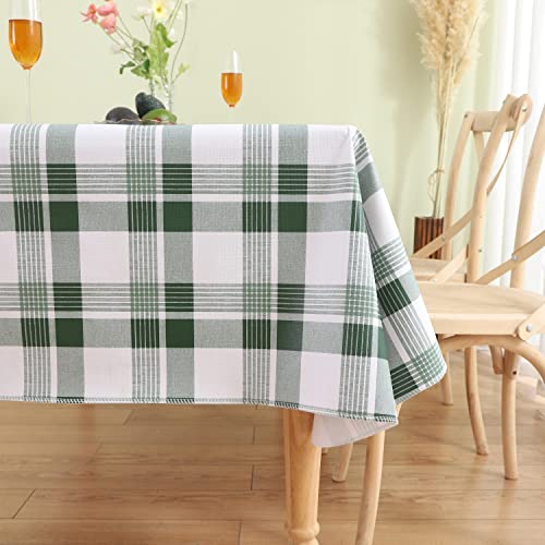 Heavy Duty Vinyl Tablecloth Waterproof Oil-Proof Pvc Table Cloth Stain-Resistant Wipeable Rectangle Or Square Table Cover (54 X 84 Inch) #TOP2