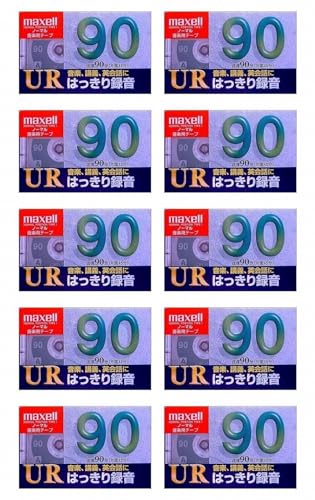 maxell �I�[�f�B�I�e�[�v�A�m�[�}��/�^�C�v1�A�^������90���A10�{�p�b�N UR-90L 10P(N)