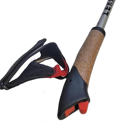 Miniatura 2 de LEKI Bastón de senderismo nórdico de titanio AirFOIL 45.3 in