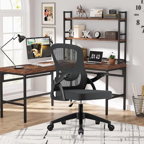Chaise Bureau Ergonomique 588, bras pliables, mesh – LUKVCIY