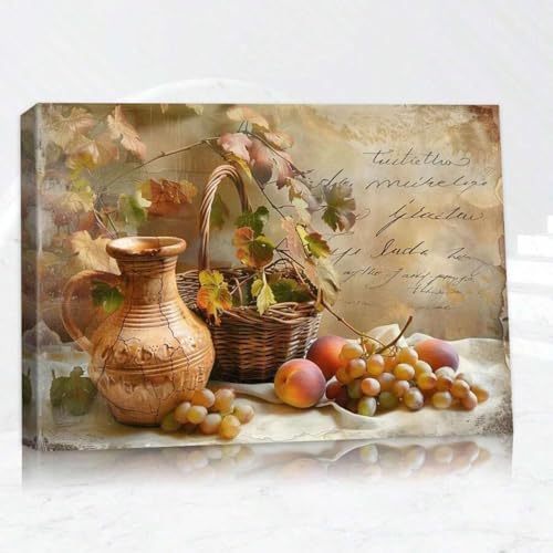 Toile pamplemousse 70x100 cm idéale pour sublimer la décoration de votre cuisine