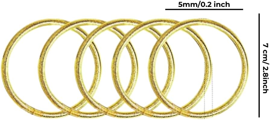 Glitter Jelly Bangles Bracelets for Women- Soft Silicone Glitter Filled Bracelet Sparkling Fashion Bangles for Ladies - Image 2