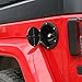 RT-TCZ Gas Tank Cap Cover Fuel Tank Cover 4-Door 2-Door for 2007-2017 Jeep Wrangler JK & Unlimited (Black-1)
