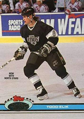 1991-92 Stadium Club Hockey #310 Todd Elik Minnesota North Stars