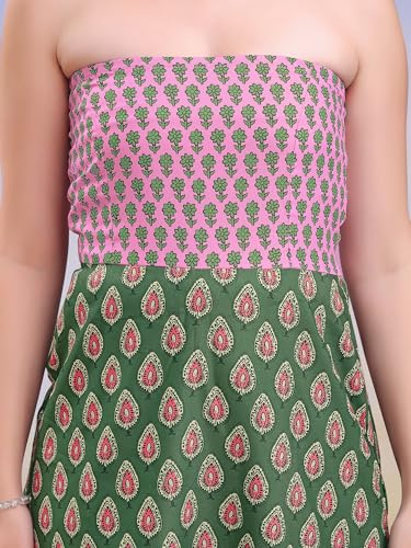 Image of PURVAJA Women's Off Shoulder Cotton Blend Dress