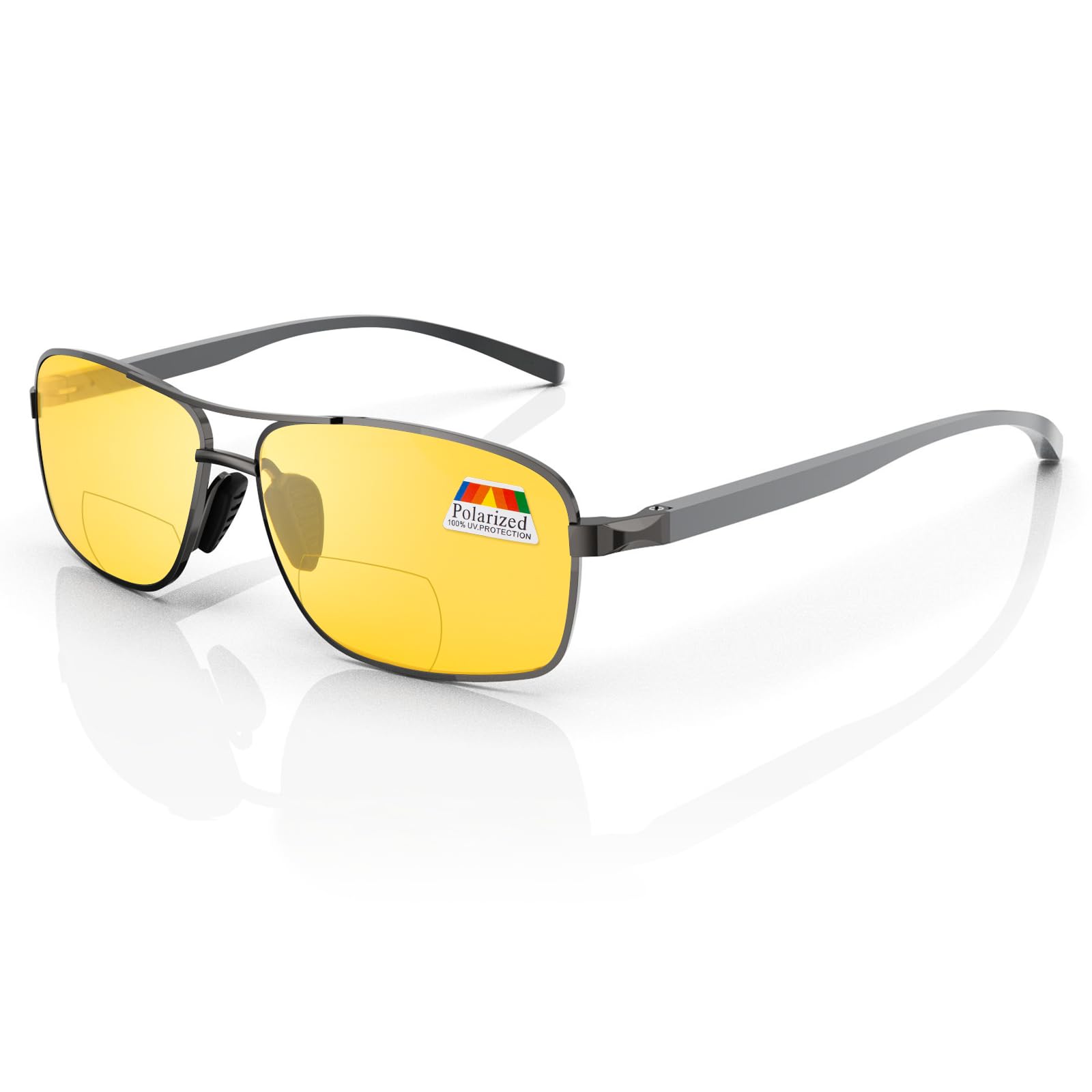 LianSan Retro Polarized Bifocal Sunglasses