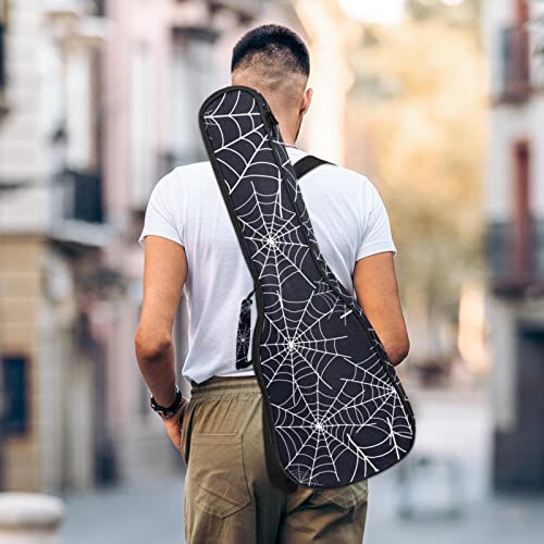 Sac à dos robuste pour ukulélé de concert étui de transport imperméable bleu
