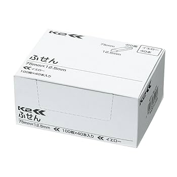 付箋 ふせん 事務 メモ コクヨ KOKUYO 75×75 100枚×100冊 Amazon.co.jp: コクヨ 付箋 超徳用 ふせん 75mm×12.5mm 100枚×40