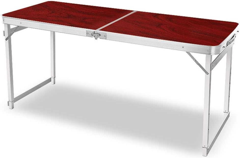 キャンプテーブル折りたたみ調節可能 感謝価格 高さ調節可能な脚付きポータブルピクニックテーブル屋外キャンプバーベキューパーティー用折りたたみテーブル 色 青