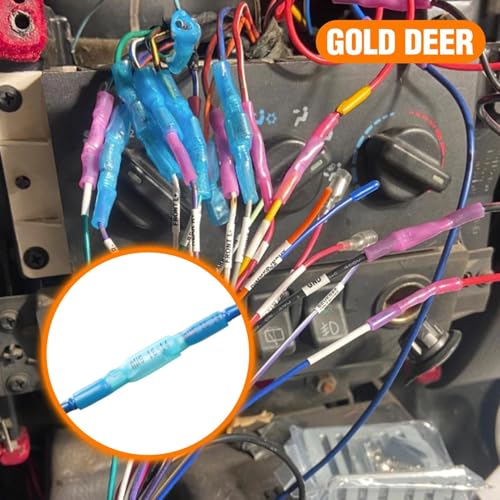 Connecteurs thermorétractables pour stéréo auto et bateaux 110 pcs