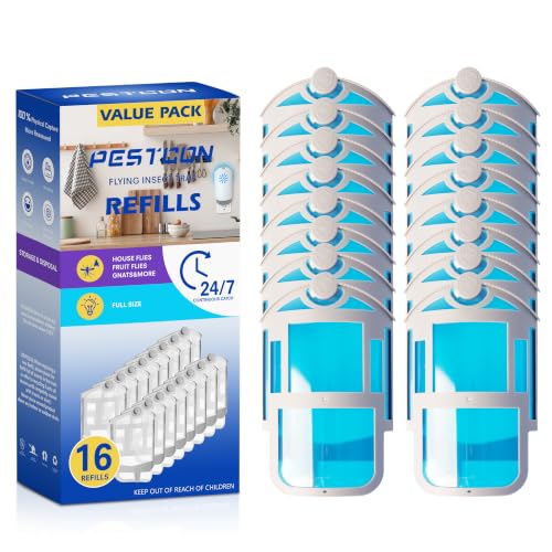 16 Pack Refill Cartridge Compatible with Flying Insect Trap M364 & Max Replacement 100% Fit