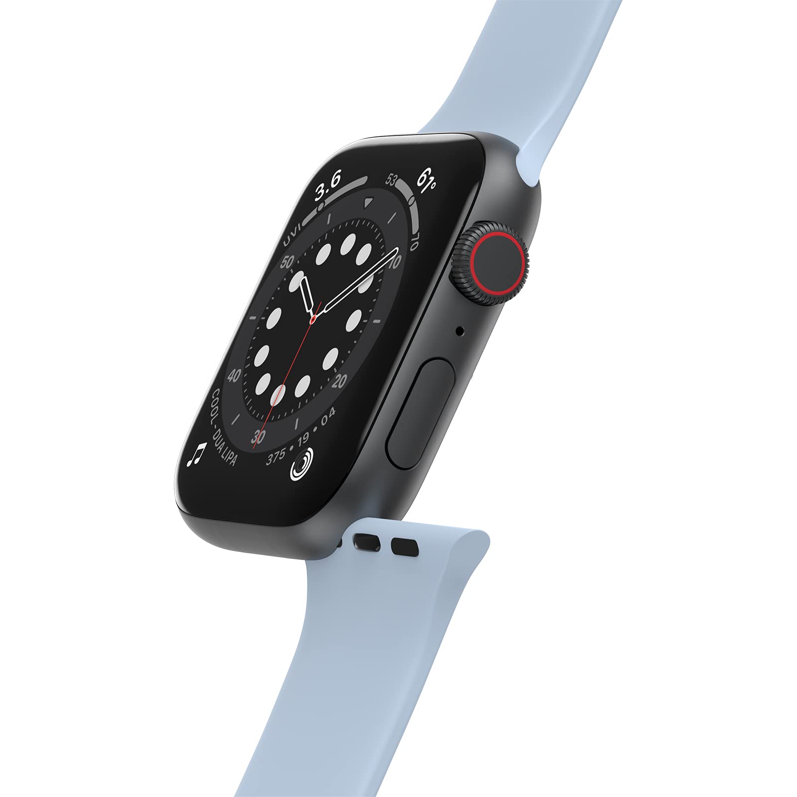 OtterBox All Day Cinturino per Apple Watch Series 9/8/7/6/SE 2 gen/SE 1 gen/5/4/3, morbido al tatto e resistente all'usura, cinturino in Silicone per Apple Watch