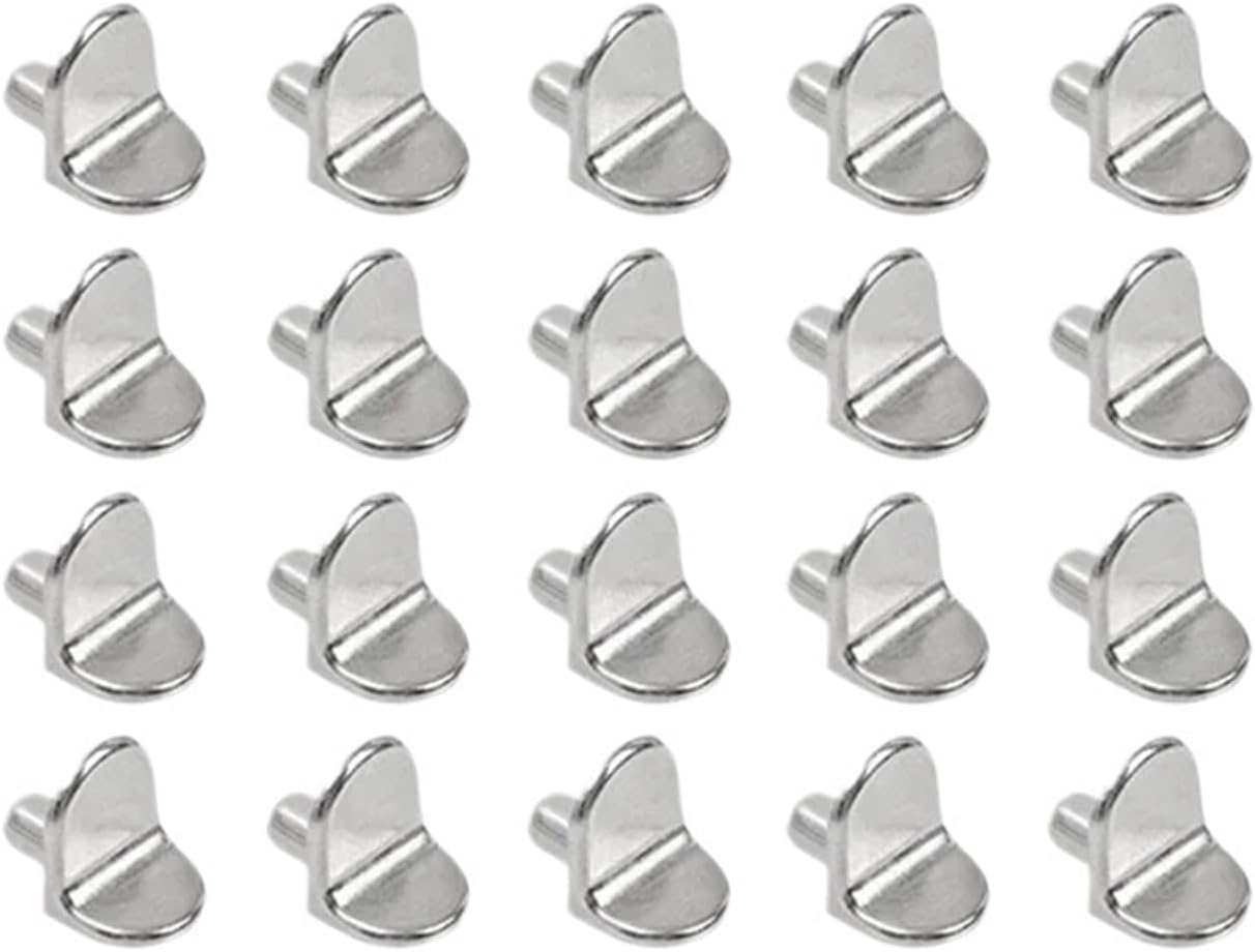 L Brackets Shelf Support Pegs Wardrobe Fixed Bookcase Wooden Glass Layer Board Furniture Holder(20pcs)