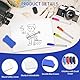2 Stück Doppelseitiges Mini Whiteboard, A4 Klein Whiteboard Trocken Abwischbar, Langlebige Tragbare Whiteboards mit 8 Marker 2 Board Radierer, Small Dry Erase White Board für Kinder Schüler