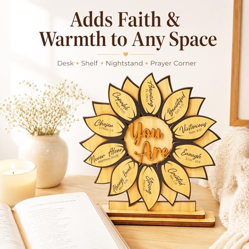 Placa decorativa girasol para mujeres religiosas miniatura 6