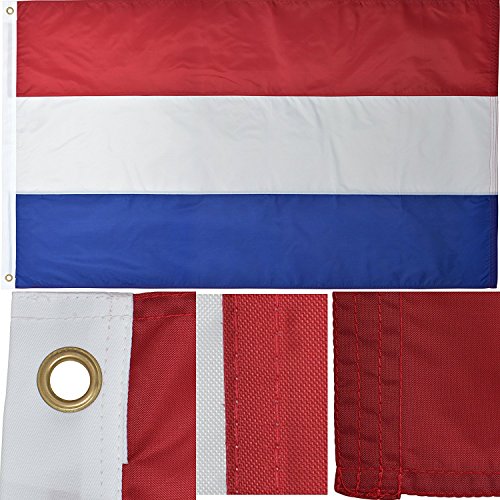 Green Grove Products Netherlands 3' X 5' Ft 210D Nylon Premium Outdoor Dutch Flag #TOP4