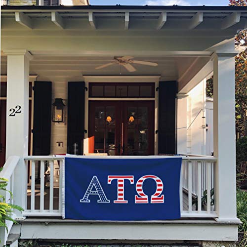 Alpha Tau Omega Flag Usa Greek Letter Fraternity Banner Large 3X5 Feet Flags Sign Decor Ato (Flag - Usa) #TOP4