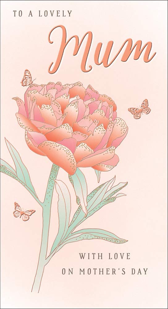 Piccadilly Greetings Mother's Day Card Mum - 9 x 5 inches