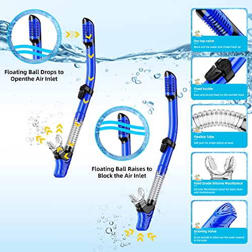 Smyidel Set di Pinne da Snorkeling per Adulti con
