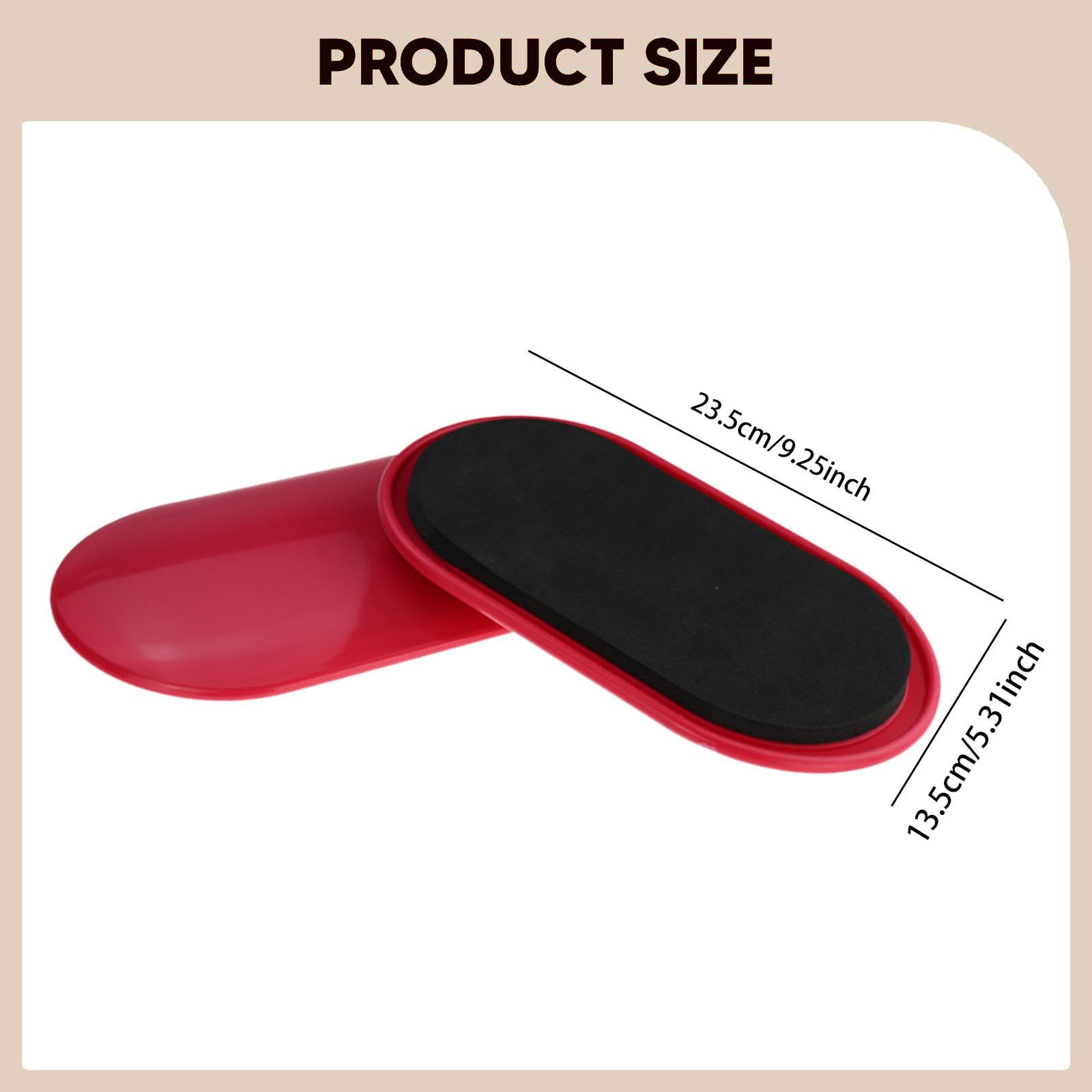 Milageto 2 Stück Core Sliders Gleit Discs Trainingsscheiben Bauchmuskel Pads mit PP Eva Material für Männer Frauen Fitnessstudio Pilates