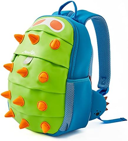 NOHOO Toddler Backpack, Kids Waterproof Backpack Funny Dinosaur Bookbag travel Backpack for Boys Girls (Age 3 to 8)