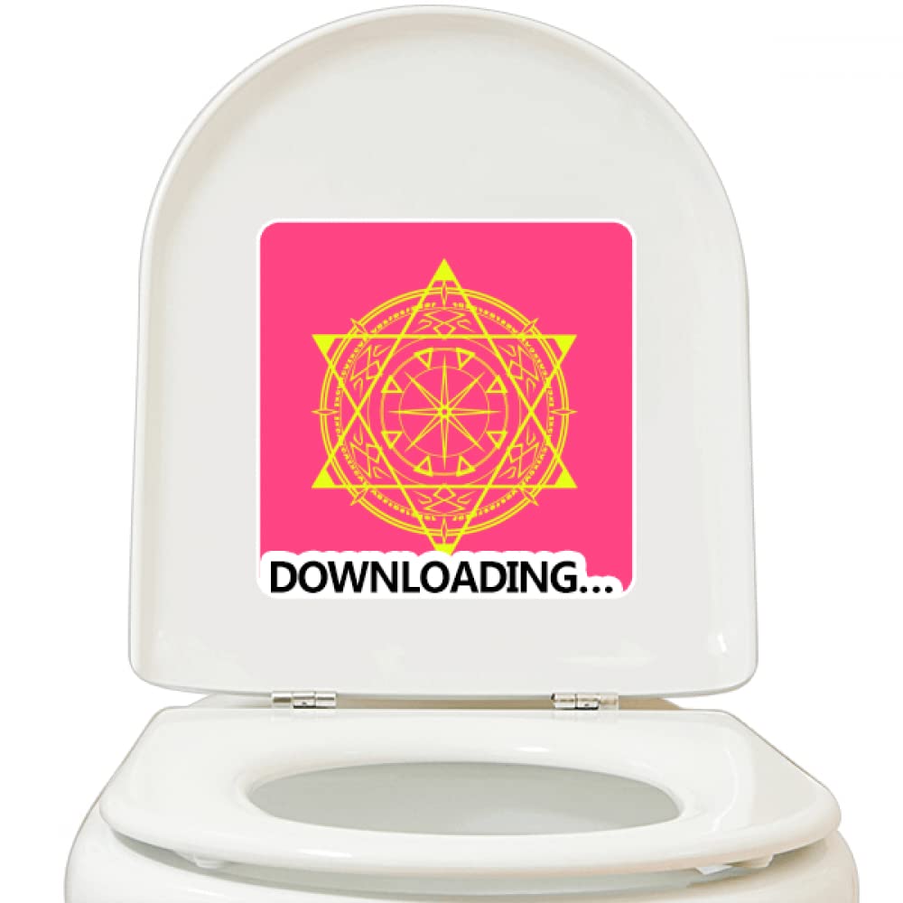 Pulchritude Refinement Stickers Adhesive Waterproof Toilet Decal