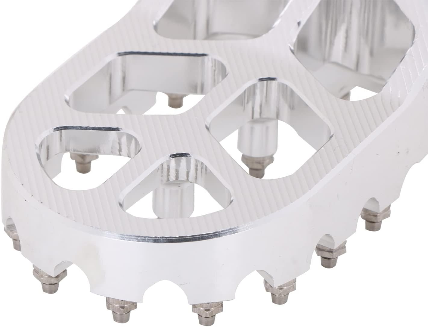 AnXin Dirt Bike Foot Pegs Motorcycle Footpegs Foot Pedals Rests CNC For CRF 110 CRF110F 2013-2022 CRF125F 2014-2023 Dirt Pit Bike Silver