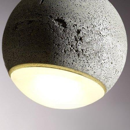 Tecnolumen - Trabant 2 Pendelleuchte (nicht verstellbar) - Spezialbeton - Linse matt Tecnolumen - Trabant 2 Pendelleuchte (nicht verstellbar) - Spezialbeton - Linse matt