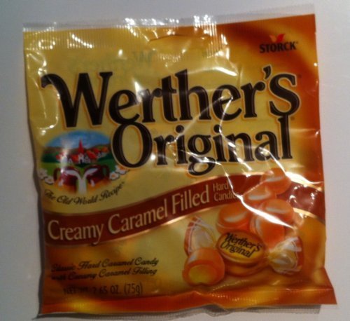 Werther's Original Creamy Caramel Filled Hard Candies (2.65oz) Single Pack by Storck