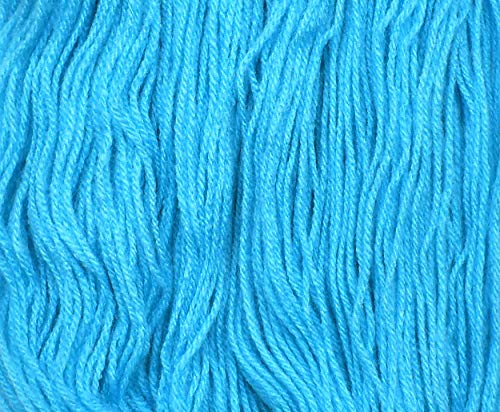 Image of M.G Enterprise Os wal Knitting Yarn 3 ply Wool, Aqua Blue 200 GMS Best Used with Knitting Needles, Crochet Needles Wool Yarn for Knitting.-T Art-A