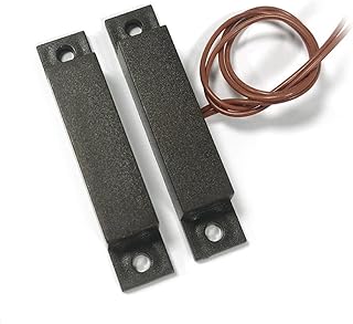 Wireds Surface Alarm Magnetic Contacts Garage Door Switches Sensor Magnetic Contact Door Window Reeds Switches Sensor Home Security Burglar Alarm Magnetic Sensor Door Window Security Alarm Sensor