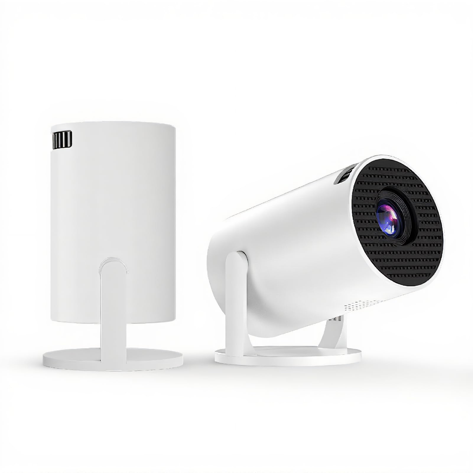 VBESTLIFE Mini Projecteur, Vidéoprojecteur pour Chambre à Coucher, Projecteur WiFi Portable avec Haut-Parleur intégré, Natif 1080P, Prend en Charge Les Smartphones/clés TV