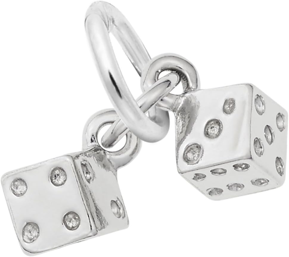 Dice Charm, Charms for Bracelets and Necklaces