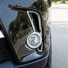 Kadore for Toyota Highlander 2017 2018 2019 Chrome Front Fog Lights Cover Trim Frame 2-pc