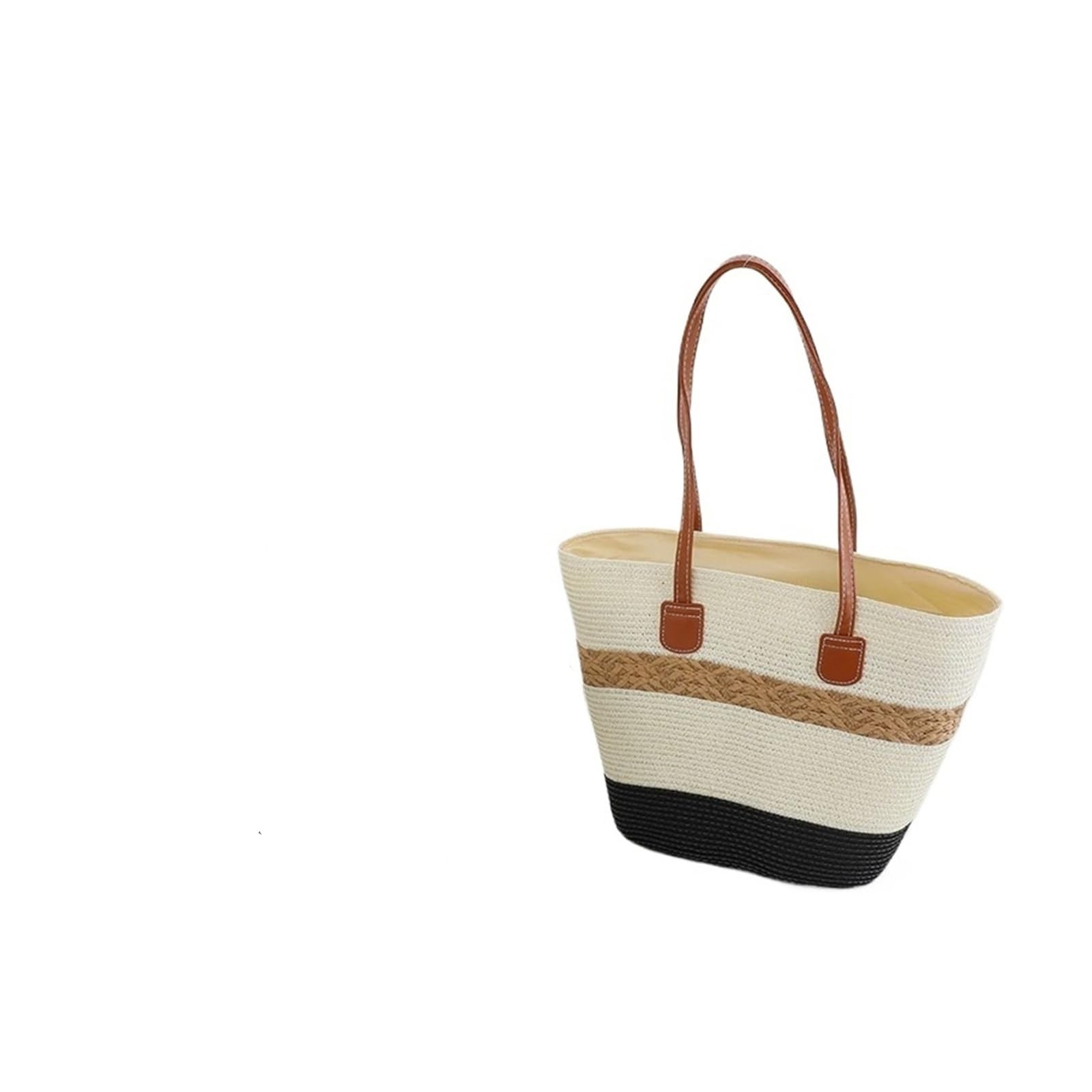 Conjunto de sombrero de paja para primavera y verano, para mujer, con ala grande, sombrero, playa, vacaciones (color 13, traje)