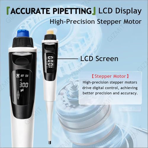 Pipette électrique réglable avec modes mixage et distribution répétitive - 8