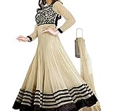 Fab Glory Womens Net Semi stitched Anarkali Salwar Suit